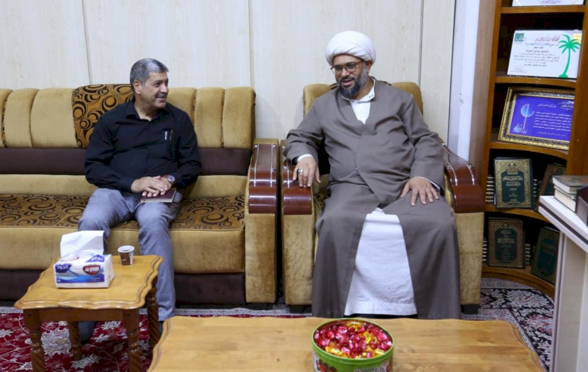 مركزُ تُراثِ البصرةِ يستقبلُ مديرَ قصرِ الثقافةِ والفنونِ