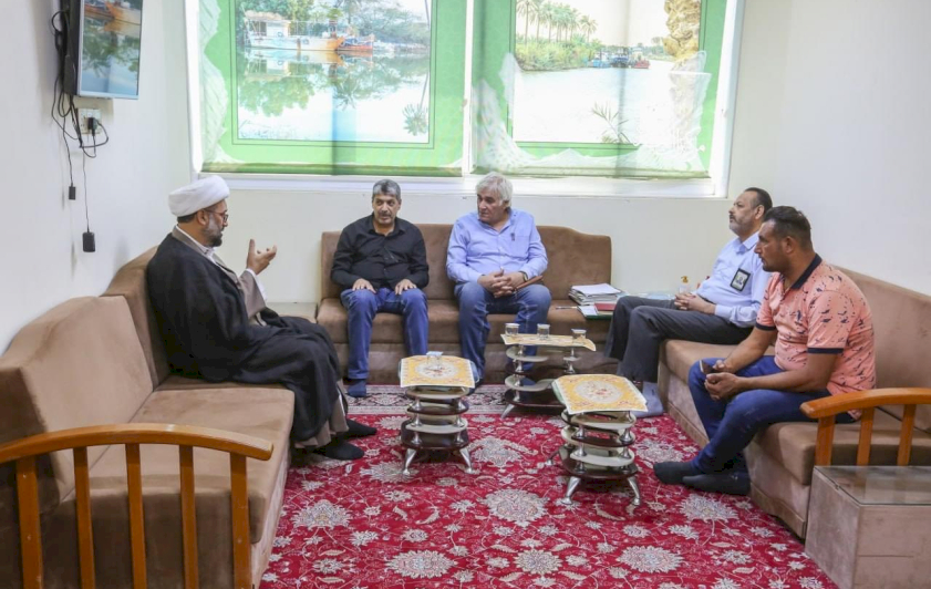 مركزُ تُراثِ البصرةِ يستقبلُ وفدينِ من القصرِ الثقافيّ وتُراثِ الشهداءِ