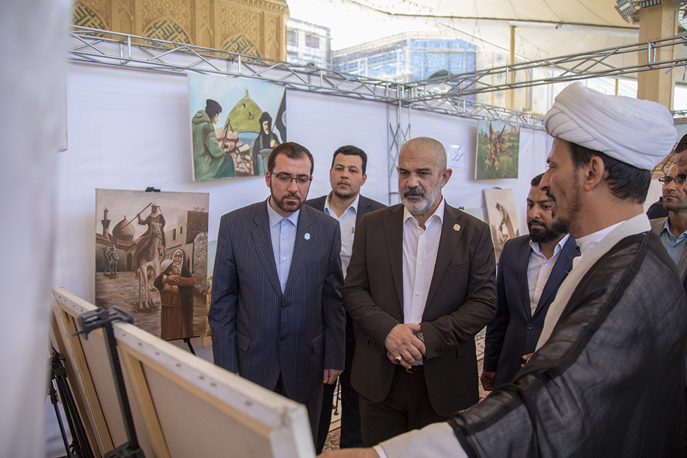 قسم شؤون المعارف الإسلامية والإنسانية يحضر افتتاح فعاليات مهرجان الغدير السنوي السابع ويشارك في معرض الكتاب 