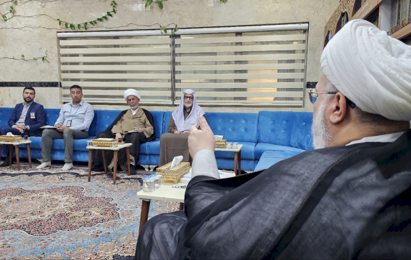 الهلاليُّ يترأَّسُ اجتماعًا دوريًّا لمناقشةِ مشاريعِ قسمِ المعارفِ وخططِه المستقبليَّة