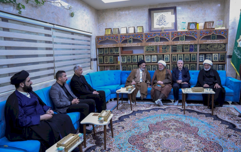 قسمُ المعارفِ يستقبلُ وفدًا من العتبةِ الرضويَّةِ المطهَّرةِ