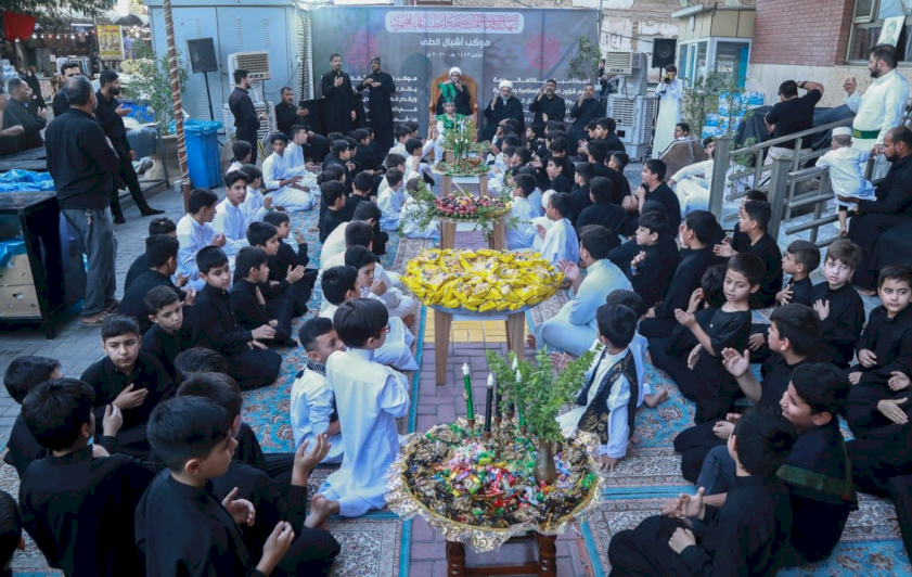 أشبالُ الطفِّ يُحيونَ ذكرى القاسمِ بنِ الحسنِ عليهِما السّلامُ في فعاليّةٍ سنويّةٍ مؤثّرةٍ