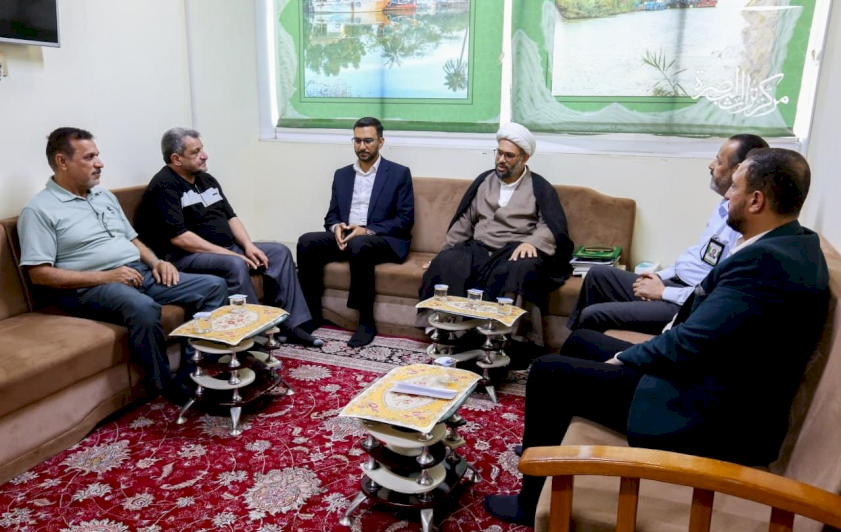 تُراثُ البصرةِ يستقبلُ وفدًا من مسجدِ الإمامِ علي عليه السّلام