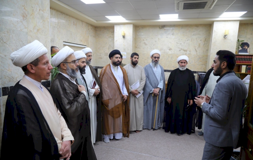 قسمُ المعارفِ يستقبلُ ثلّةً من طلبةِ العلومِ الدينيّةِ