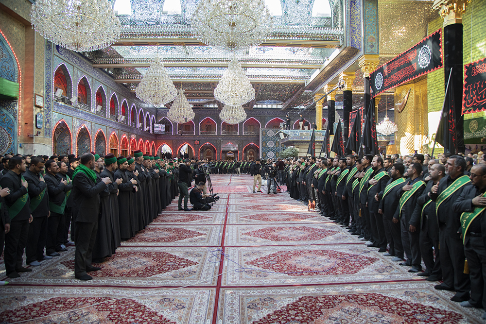 موكب عزاء العتبتين المقدستين بمناسبة استشهاد السيدة ام البنين (عليها السلام )