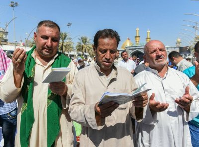 منطقة مابين الحرمين تحتضن صلاة عيد الاضحى  المبارك في كربلاء 
