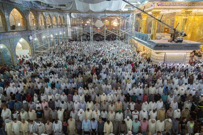 احياء صلاة عيد الاضحى المبارك في منطقة بين الحرمين الشريفين