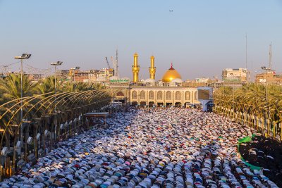 احياء صلاة عيد الاضحى المبارك في منطقة بين الحرمين الشريفين