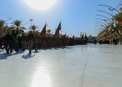العتبتان  المقدستان يحييون يوم السابع من استشهاد الامام الحسين (عليه السلام )