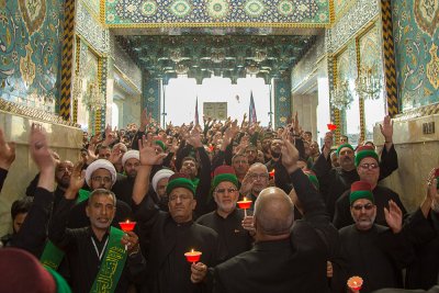 العتبتان  المقدستان يحييون يوم السابع من استشهاد الامام الحسين (عليه السلام )