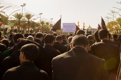 العتبتان  المقدستان يحييون يوم السابع من استشهاد الامام الحسين (عليه السلام )