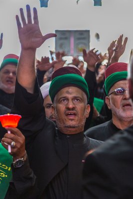 العتبتان  المقدستان يحييون يوم السابع من استشهاد الامام الحسين (عليه السلام )