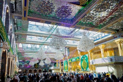 تقرير مصوّر: مظاهر الفرح والسرور تعمّ أرجاء العتبة العبّاسيّة المقدّسة بمناسبة الولادات الشعبانيّة المُباركة
