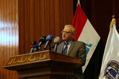العتبةُ العبّاسيةُ المقدّسة تُقيم مهرجان عاشوراء الثقافيّ السنويّ الخامس  في جامعة بغداد.