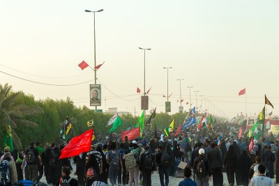 استمرار توافد الحشود المليونية الى مدينة كربلاء