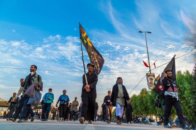 استمرار توافد الحشود المليونية الى مدينة كربلاء