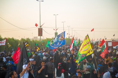 استمرار توافد الحشود المليونية الى مدينة كربلاء