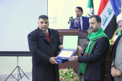 قسم المعارف في العتبة العباسية المقدسة يقيم ندوة بحثية في جامعة كربلاء تحت عنوان (التراث الكربلائي بعيون اكاديمية)
