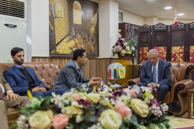 رئيس جامعة ذي قار يلتقي وفد العتبة العباسية المقدسة للتباحث حول إقامة ندوات بحثية موسعة عن تراث كربلاء 