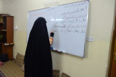 وحدة الاعلام في معهد القران الكريم النسوي يزور مركز بقية الله