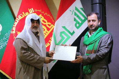 تقرير مصور عن أزاح السِّتارعن مؤلّفَيْن من مؤلّفاتِ  مركزُ تراث الحلّة التابع لقسم شؤون المعارف الإسلاميّة والإنسانيّة في العتبة العبّاسية المقدّسة