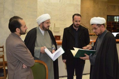 جامعة دار الحديث الشريف العلمية الثقافية في مدينة قم الايرانية تبدي استعدادها للتعاون مع العتبة العباسية المقدسة