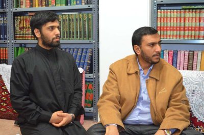 وفد العتبة العباسية المقدسة يزور عدداً من المحققين في مدينة قم الإيرانية ويطلع على مكتباتهم الزاخرة
