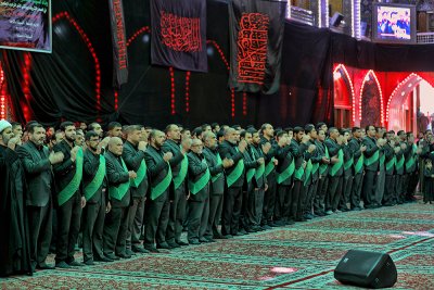 استذكاراً ووفاءً لصاحبة الوفاء أمّ البنين (عليها السلام): العتبتان المقدستان تقيمان عزاء في الصحن العباسي المقدس