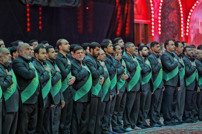 استذكاراً ووفاءً لصاحبة الوفاء أمّ البنين (عليها السلام): العتبتان المقدستان تقيمان عزاء في الصحن العباسي المقدس
