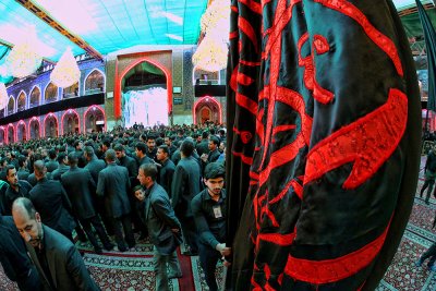 استذكاراً ووفاءً لصاحبة الوفاء أمّ البنين (عليها السلام): العتبتان المقدستان تقيمان عزاء في الصحن العباسي المقدس