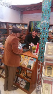 لجنة المعارض التابعة الى الشعبة الادارية تشارك في معرض النجف الدولي للكتاب الدورة التاسعة