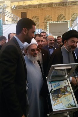 لجنة المعارض التابعة الى الشعبة الادارية تشارك في معرض النجف الدولي للكتاب الدورة التاسعة
