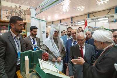 لجنة المعارض التابعة الى الشعبة الادارية تشارك في معرض بغداد الدولي للكتاب