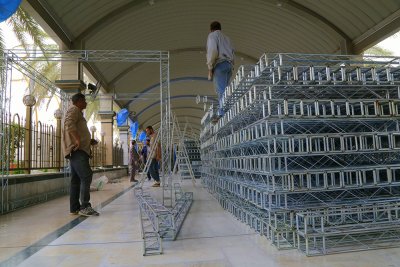 استعدادات ودعوات مبكرة تنفذها العتبتان المقدستان الحسينية والعباسية لإقامة معرض كربلاء الدولي للكتاب