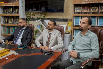 تعاونٌ أكاديميٌّ بين قسمِ المعارفِ وجامعةِ كربلاءَ                                     استقبلَ قسمُ شؤونِ المعارفِ الإسلاميَّةِ والإنسانيَّةِ في العتبةِ العبّاسيَّةِ المقدَّسةِ، صباحَ اليومِ الأحدِ (٢٦ تشرينَ الأوّلِ ٢٠٢٥م)، وفدًا أكاديميًّا من كليّةِ الت