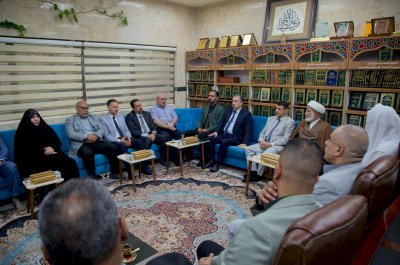 تعاونٌ أكاديميٌّ بين قسمِ المعارفِ وجامعةِ كربلاءَ                                     استقبلَ قسمُ شؤونِ المعارفِ الإسلاميَّةِ والإنسانيَّةِ في العتبةِ العبّاسيَّةِ المقدَّسةِ، صباحَ اليومِ الأحدِ (٢٦ تشرينَ الأوّلِ ٢٠٢٥م)، وفدًا أكاديميًّا من كليّةِ الت