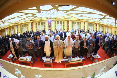 الحركة التأليفية في العتبة العباسية المقدسة التي يقيمها قسم شؤون المعارف الاسلامية والانسانية 