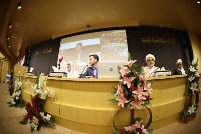 الحركة التأليفية في العتبة العباسية المقدسة التي يقيمها قسم شؤون المعارف الاسلامية والانسانية 
