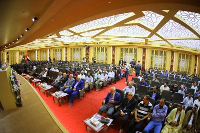 الحركة التأليفية في العتبة العباسية المقدسة التي يقيمها قسم شؤون المعارف الاسلامية والانسانية 