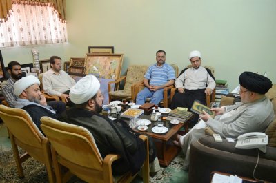 وفد العتبة العباسية المقدسة تزور المؤسسات والمراكز التحقيقية في مدينة قم المقدسة