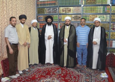 وفد العتبة العباسية المقدسة تزور المؤسسات والمراكز التحقيقية في مدينة قم المقدسة