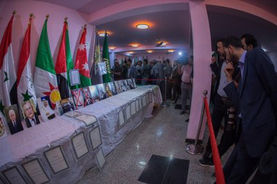 وفد العتبة العباسية المقدسة يشارك في معرض جامعة الكوفة