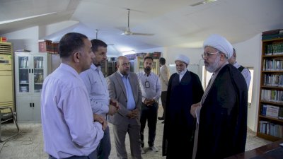 زيارةٌ مُثمرةٌ لرئيسِ قسمِ المعارفِ إلى مركزِ تُراثِ الحِلَّةِ