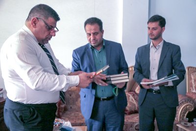 وفد من قسم شؤون المعارف الاسلامية والانسانية يزور كلية التربية جامعة كربلاء