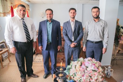 وفد من قسم شؤون المعارف الاسلامية والانسانية يزور كلية التربية جامعة كربلاء