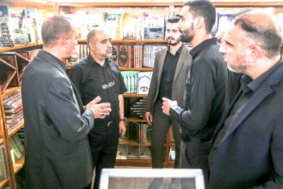 إفتتاح معرض التراتيل السجادية للكتاب
