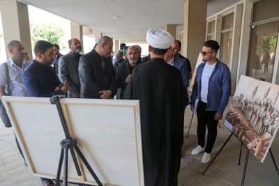 قسم شؤون المعارف يشارك في معرض الكتاب الدولي المقام في جامعة بغداد.