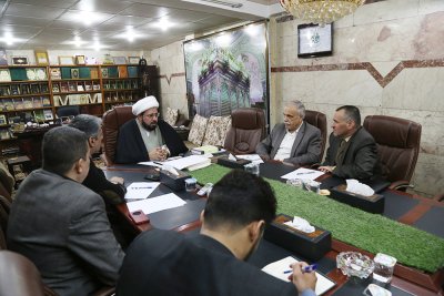 مجلة " عين الهدى " تعقد اجتماعها الاول في رحاب أبي الفضل العباس (عليه السلام)