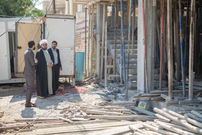 رئيس قسم شؤون المعارف الاسلامية والانسانية في العتبة العباسية المقدسة يتفقد معهد القرآن الكريم النسوي في النجف الأشرف
