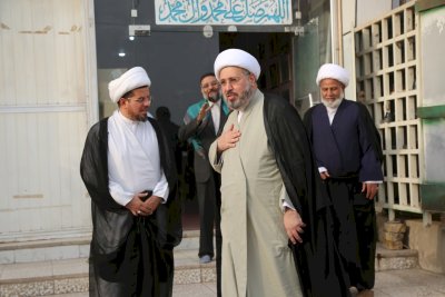 زيارة السيد رئيس قسم شؤون المعارف الإسلاميّة والإنسانيّة فضيلة الشيخ عمّار الهلاليّ ومعاونه فضيلة الشيخ علي الأسديّ إلى مركز تراث الحلّة